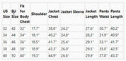 Mens 2 Piece Double Breasted Suit with Striped Pattern
