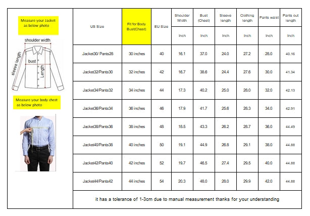 3 Piece Solid Wedding Tuxedo