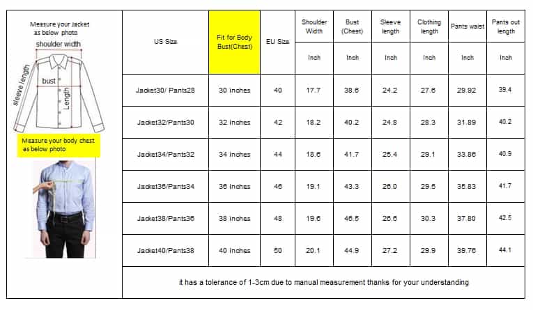 Men 2 Piece Suit Tuxedos with Tie-Dyed Print