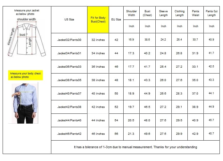 Men's Blue & White & Pink & Purple 3 Piece Solid Suit