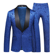 Men's 2 Piece Paisley Tuxedo in 5 Colors