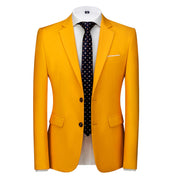 Men Blazer Jacket in Blue Black Yellow Purple Red