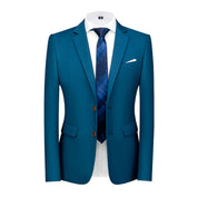 Men Blazer 8 Solid Color Available with 2 Buttons Closure