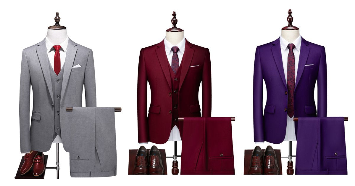 Grey Burgundy Purple Red White Pure Colors