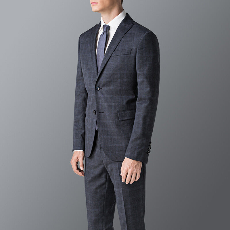 3 piece plaid suit