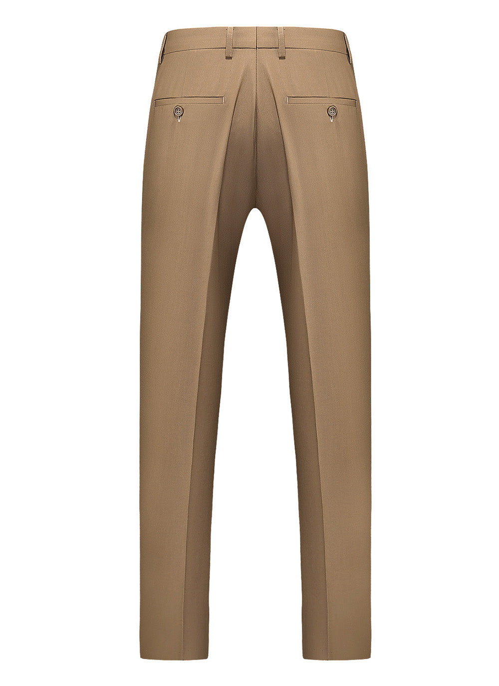 Mens Slim Fit Plain Flat Front Pants Fashion 5 Solid Color Trousers
