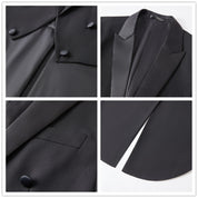 Men's 3 pieces tuxedo in Black