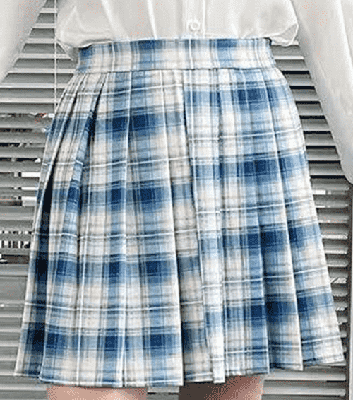 MOGU Womens Plaid Skirt