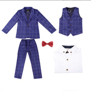 Boys Suit Slim Fit 5 Piece Children's Dress