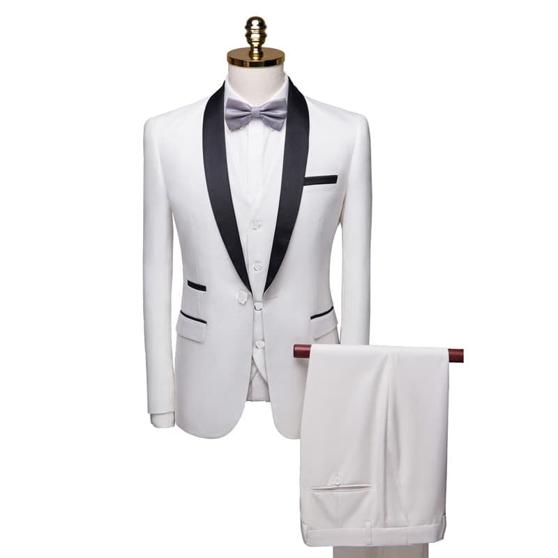 3 Piece Tuxedo with Shawn Collar