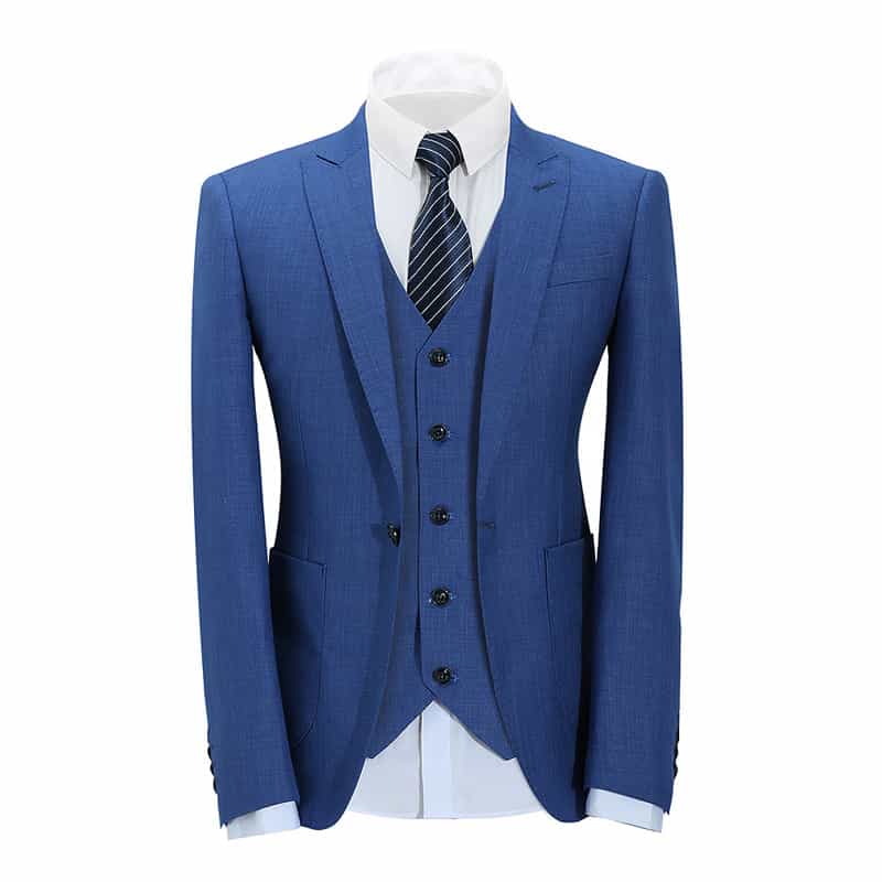 Mens 3 Pieces Suits Single Breasted in 3 Colors
