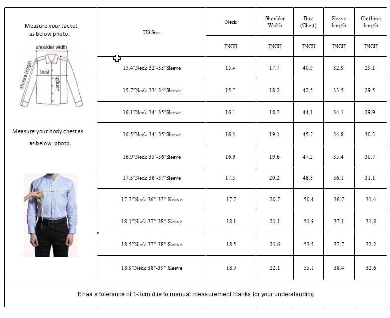 large dress shirt size chart Men's Shirt Long Sleeve Pinstripe shirt Large Size Shirt Black Blue Black Dress Shirts – MOGU SUIT