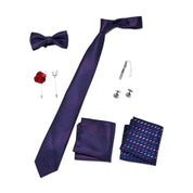 Men's 8 Pieces Ties Set for Wedding Prom Party