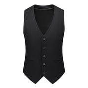 Men's 3 Piece Black Double Breasted Suit