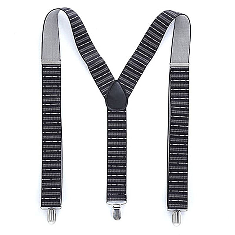 Men's Y-Back Adjustable Suspender With Elastic Straps