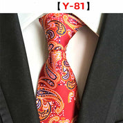Men's Floral Tie Printed Jacquard Necktie