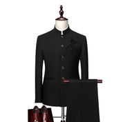 Men's 2 Piece Suit Tang Costume in 5 Colors