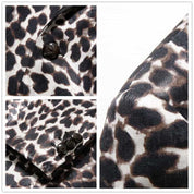 Men's 2 Piece Leopard Tuxedo with Animal Print