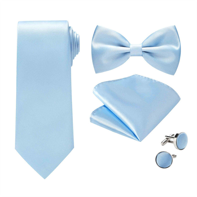 Men's Solid Bow Tie Foraml Wear for Wedding Tuxedo Adjustable Bowtie