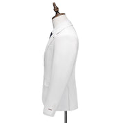 Men's Blazer jacket in Solid White Two Buttons