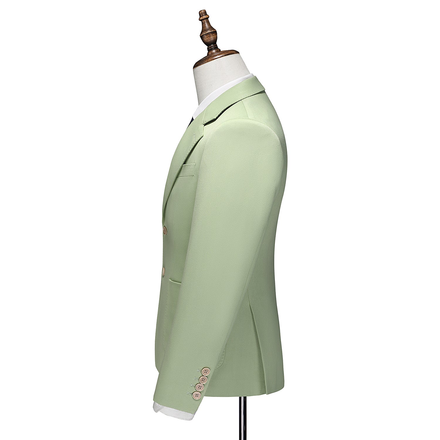 Men's Two Buttons Blazer Casual Suit jackets in Green