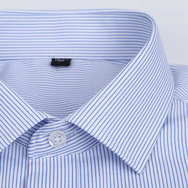 Men's Shirt Long Sleeve Pinstripe shirt Large Size Shirt Black Blue Black Dress Shirts – MOGU SUIT Men's Shirt Long Sleeve Pinstripe shirt Large Size Shirt Black Blue Black Dress Shirts – MOGU SUIT