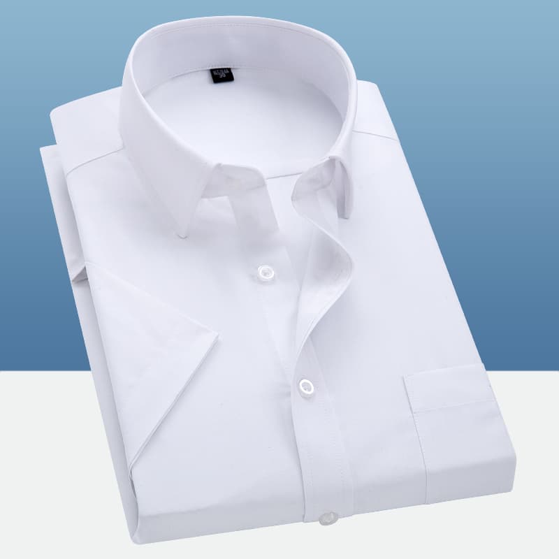 Mens Dress Shirt Solid Slim Fit Short Sleeve For Prom Wedding Business MOGU SUIT Mens Dress Shirt Solid Slim Fit Short Sleeve For Prom Wedding Business MOGU SUIT